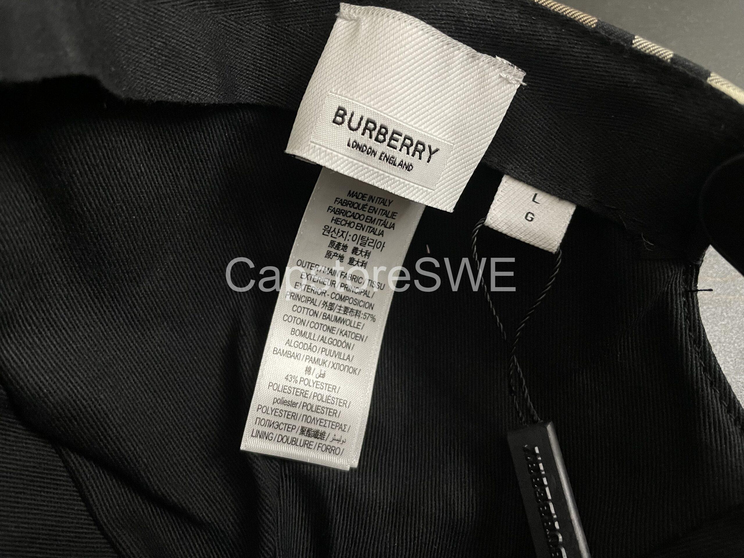 burberry vintage check baseball cap – beige burberry vintage check baseball cap – beige