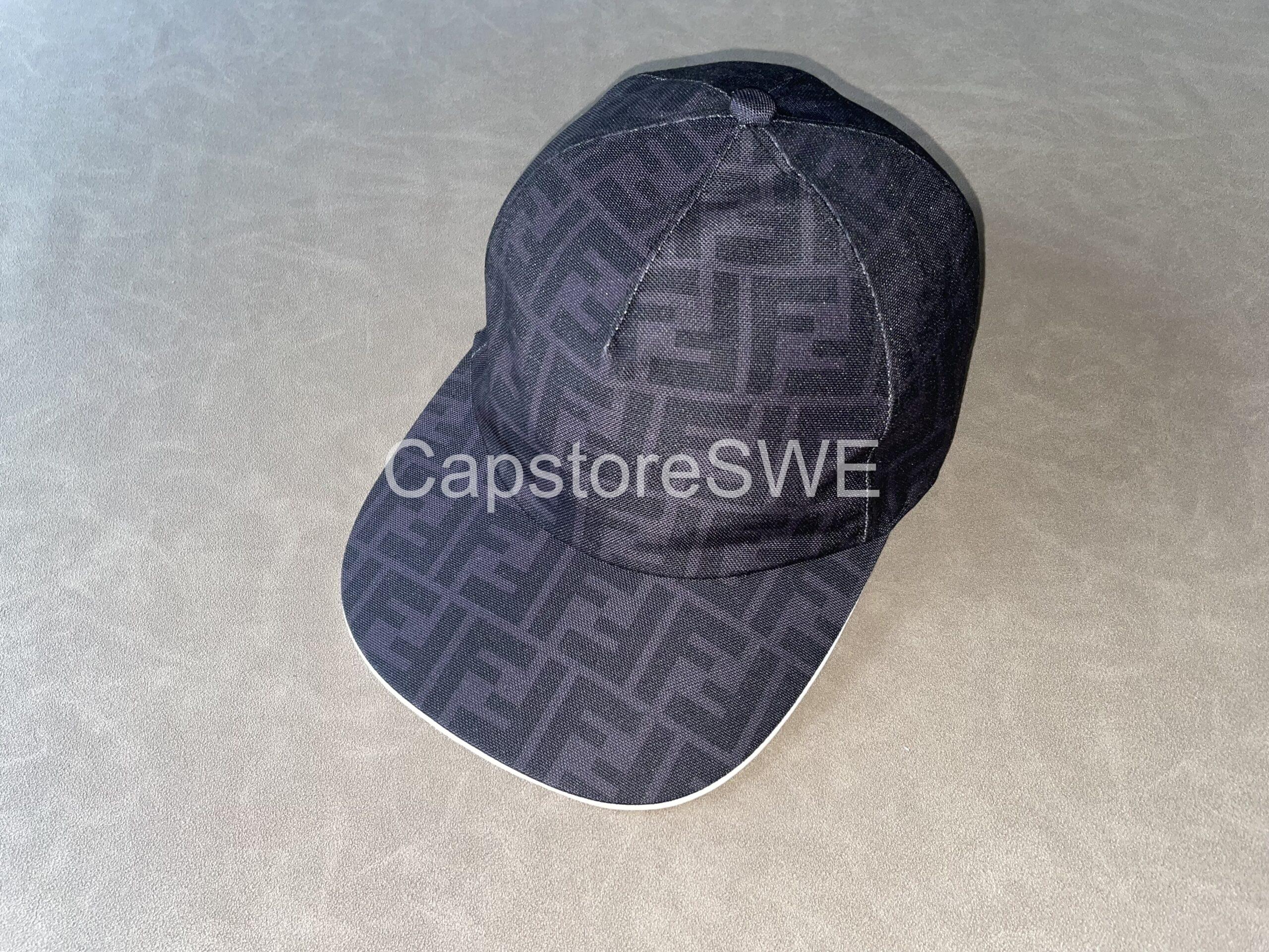 fendi ff monogram baseball cap – brown fendi ff monogram baseball cap – brown