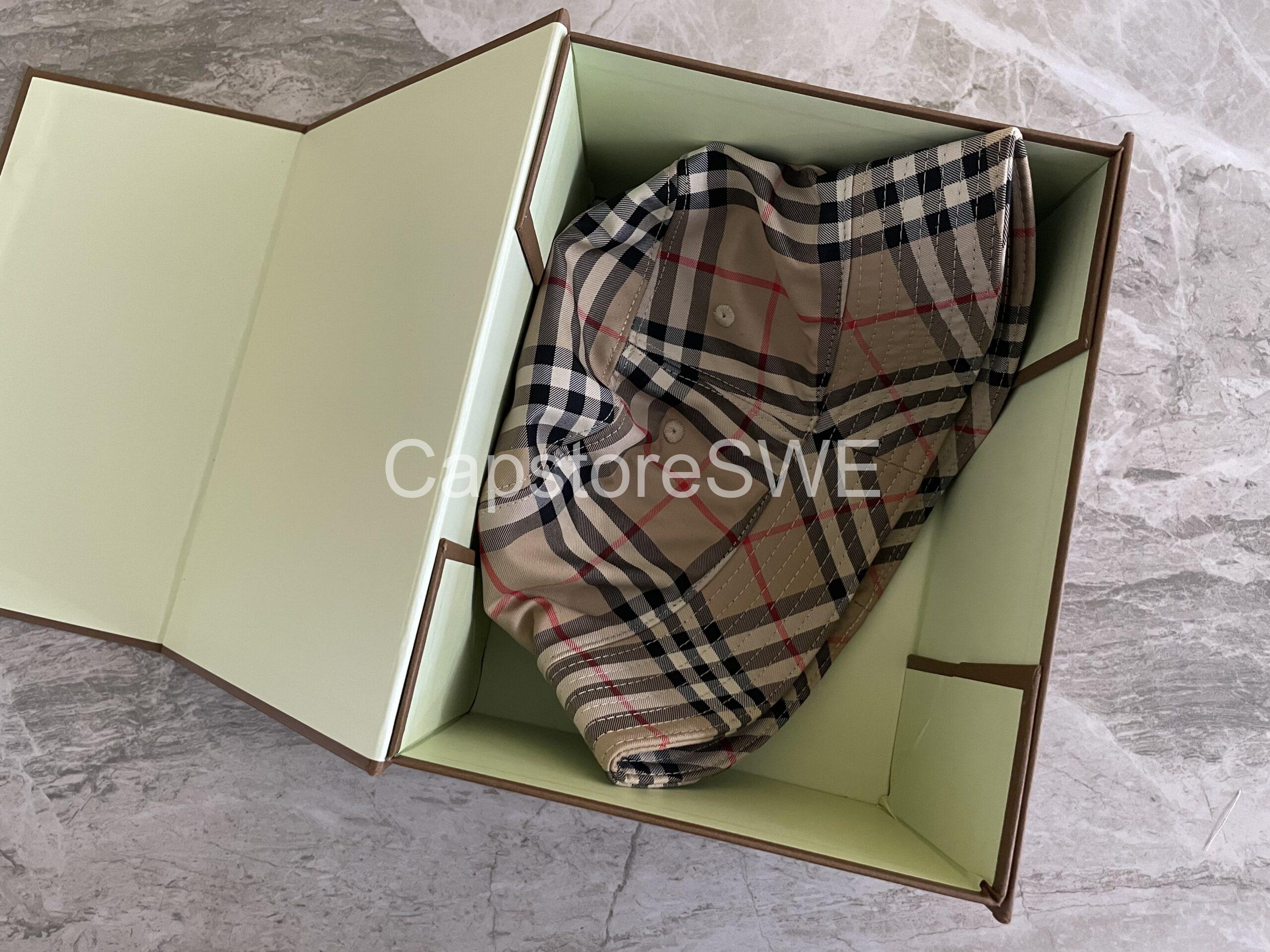 burberry vintage check bucket hat – beige burberry vintage check bucket hat – beige