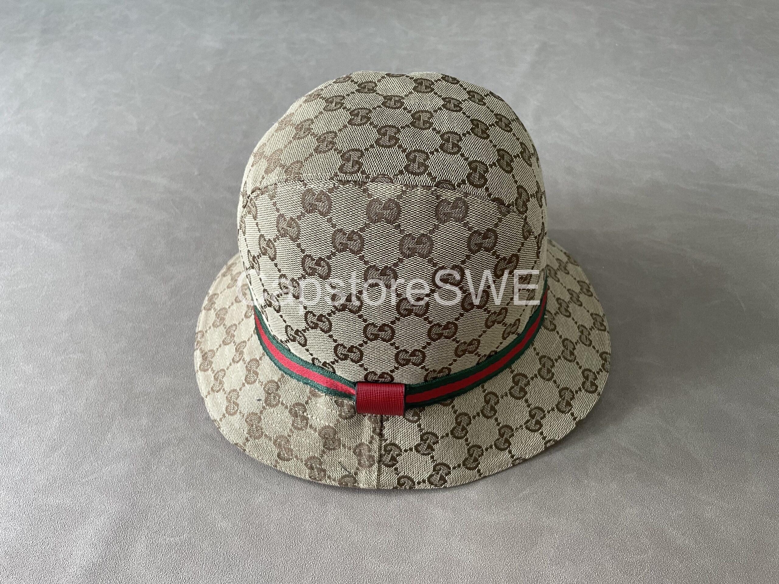 gucci gg supreme canvas fedora hat – beige/brown gucci gg supreme canvas fedora hat – beige/brown