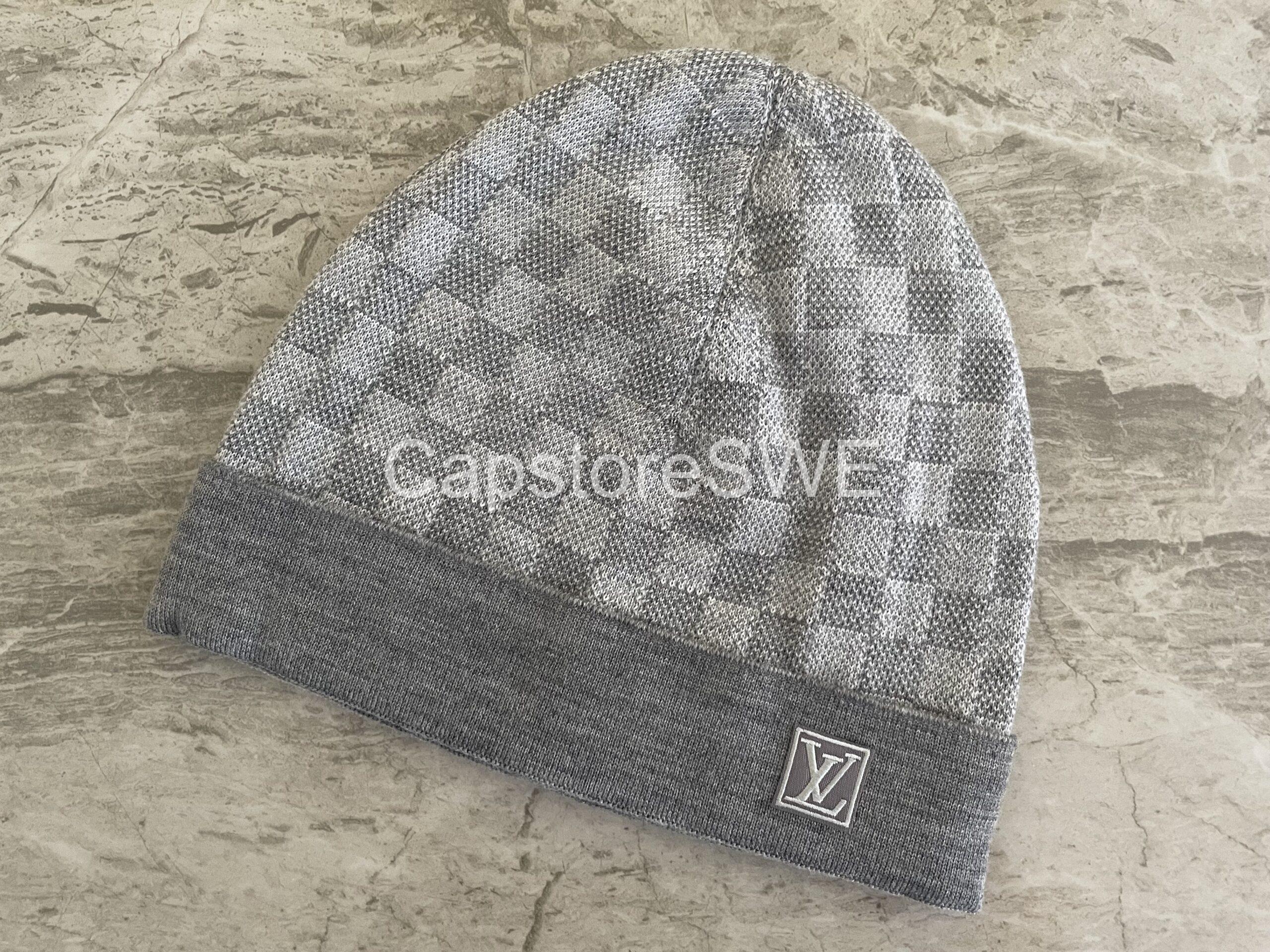 louis vuitton beanie – damier check pattern (black & grey options) louis vuitton beanie – damier check pattern (black & grey options)