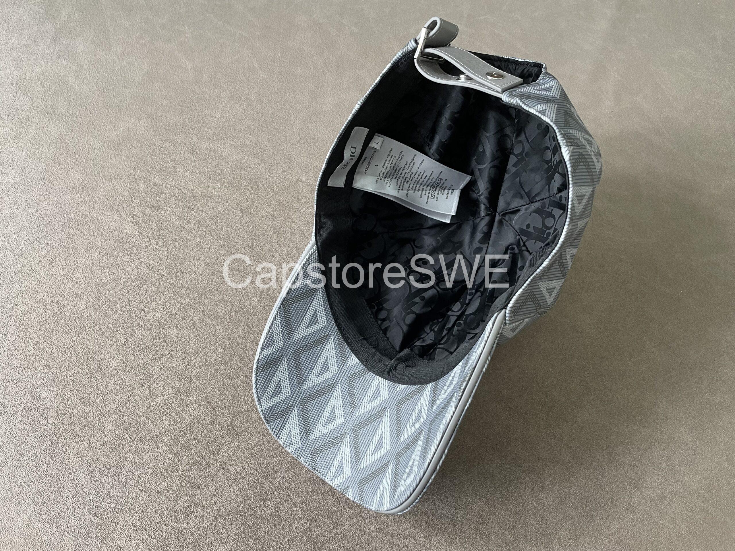 prada geometric pattern baseball cap – grey prada geometric pattern baseball cap – grey