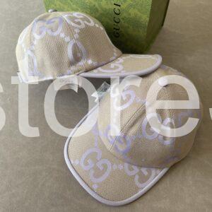 gucci gg supreme canvas cap – beige & lavender edition