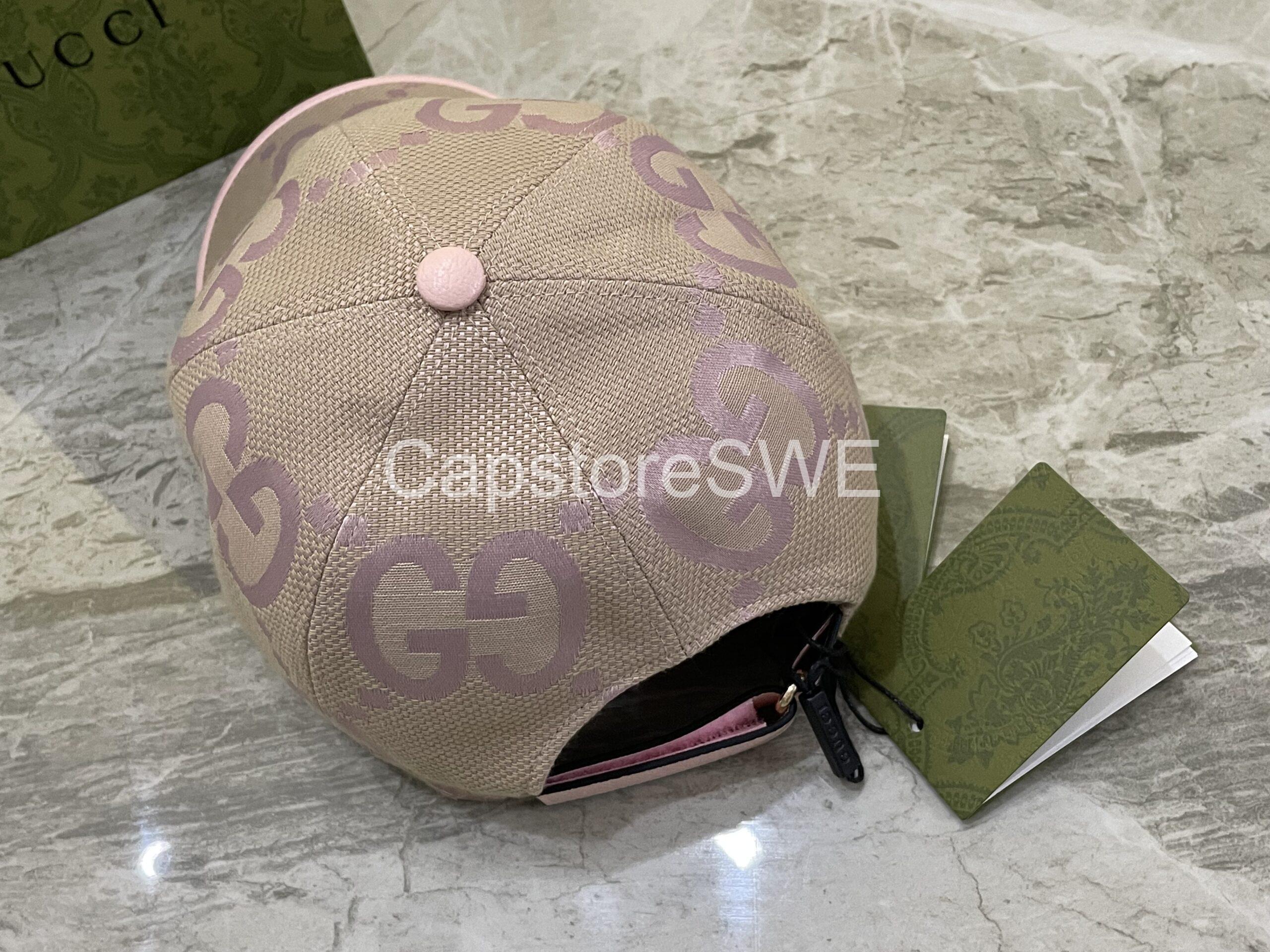 gucci gg canvas cap – pink edition gucci gg canvas cap – pink edition