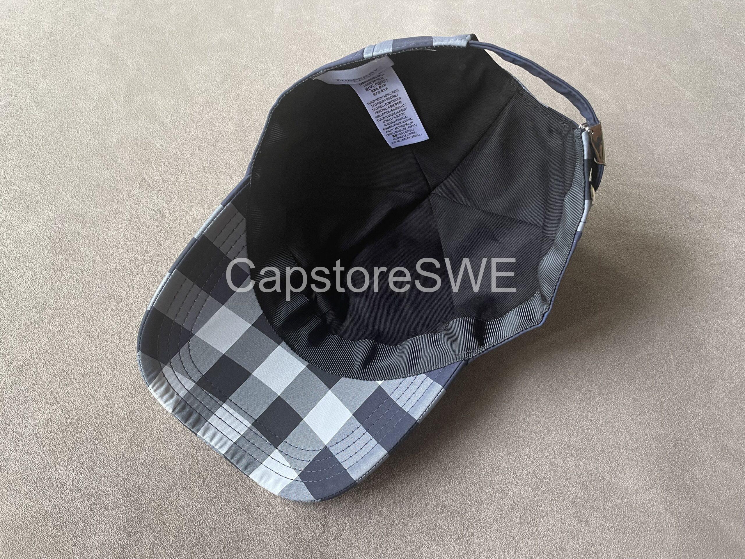 burberry navy check baseball cap burberry navy check baseball cap