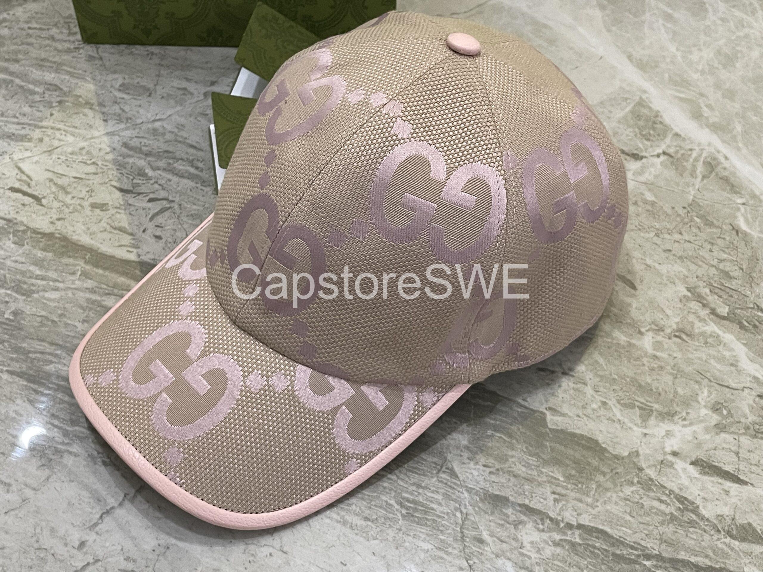gucci gg canvas cap – pink edition gucci gg canvas cap – pink edition