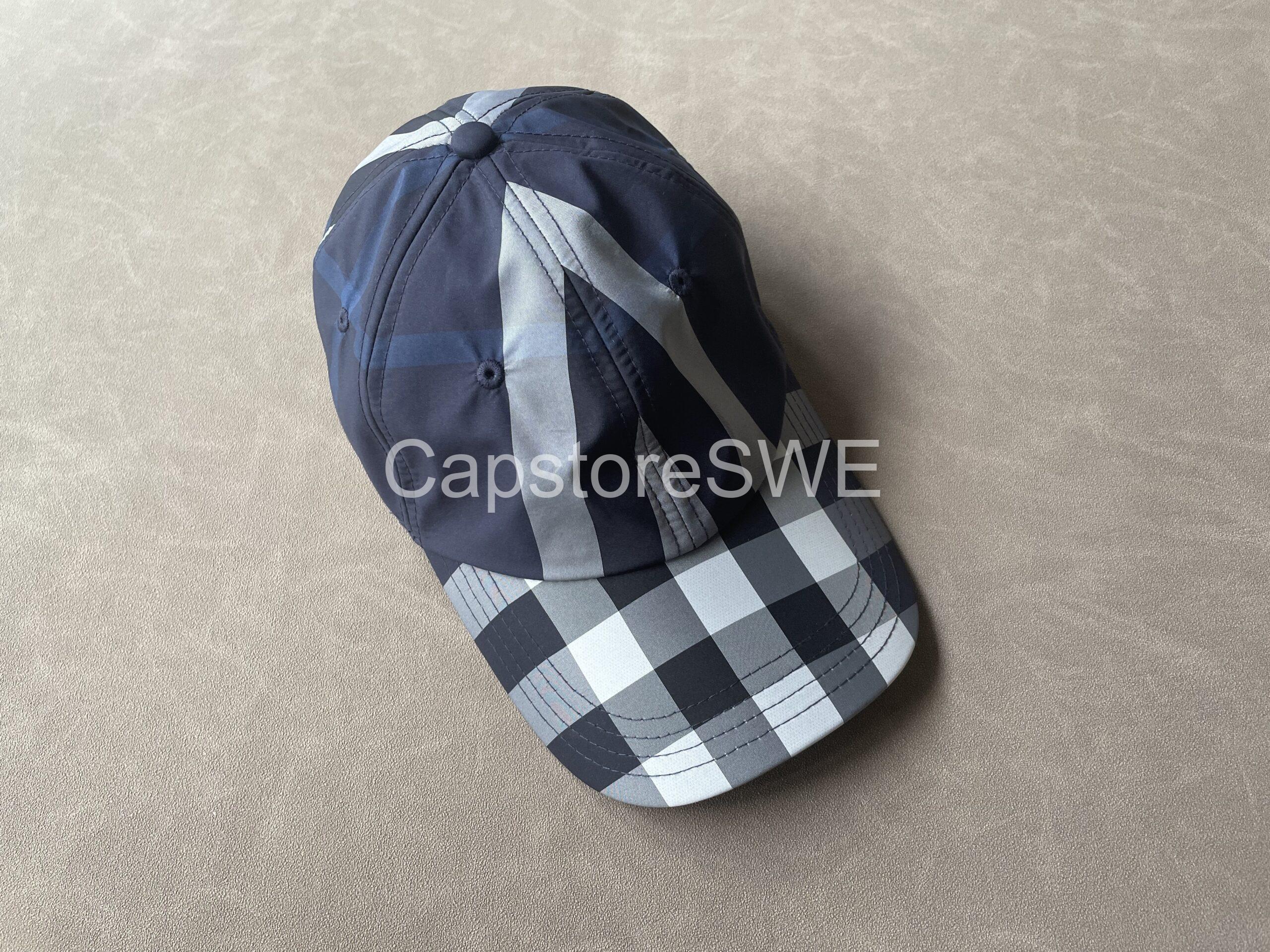 burberry navy check baseball cap burberry navy check baseball cap