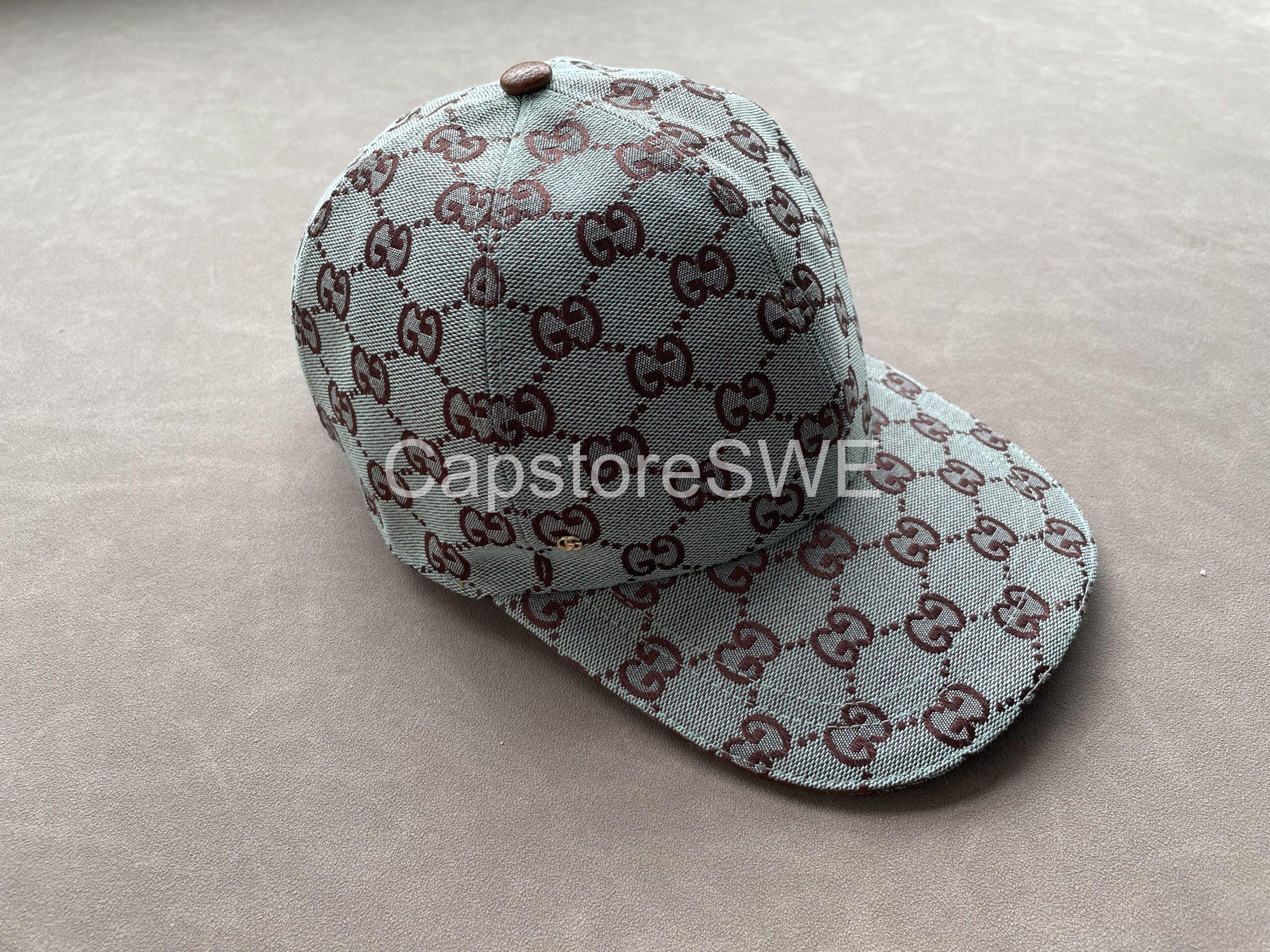 gucci gg supreme monogram baseball cap – grey/burgundy gucci gg supreme monogram baseball cap – grey/burgundy