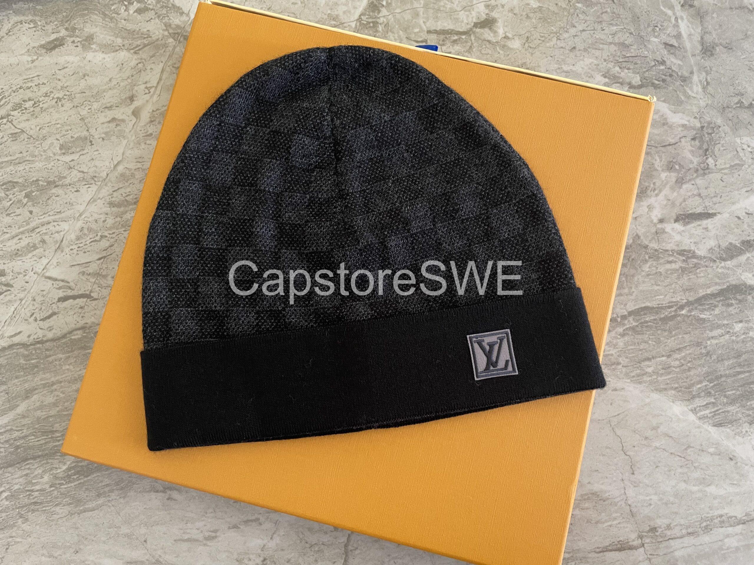 louis vuitton beanie – damier check pattern (black & grey options) louis vuitton beanie – damier check pattern (black & grey options)