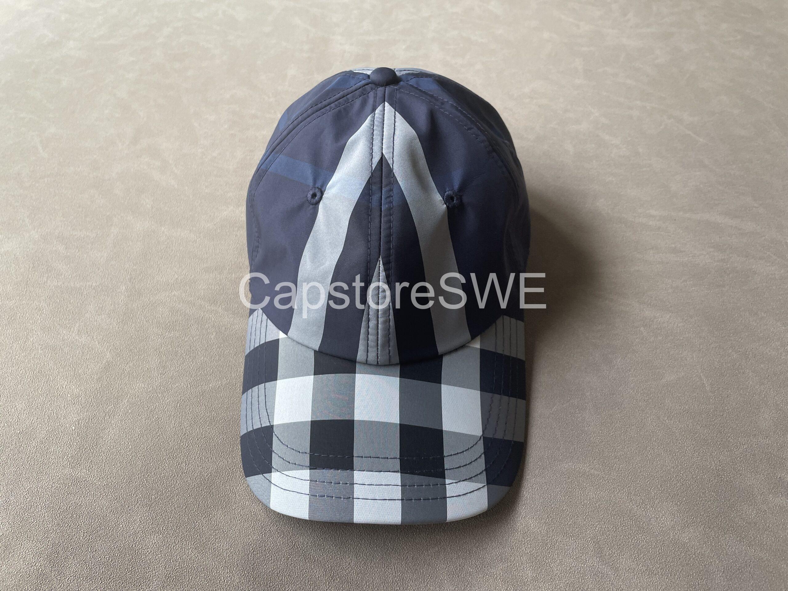 burberry navy check baseball cap burberry navy check baseball cap