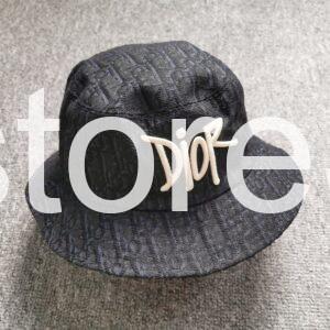 dior oblique embroidered bucket hat