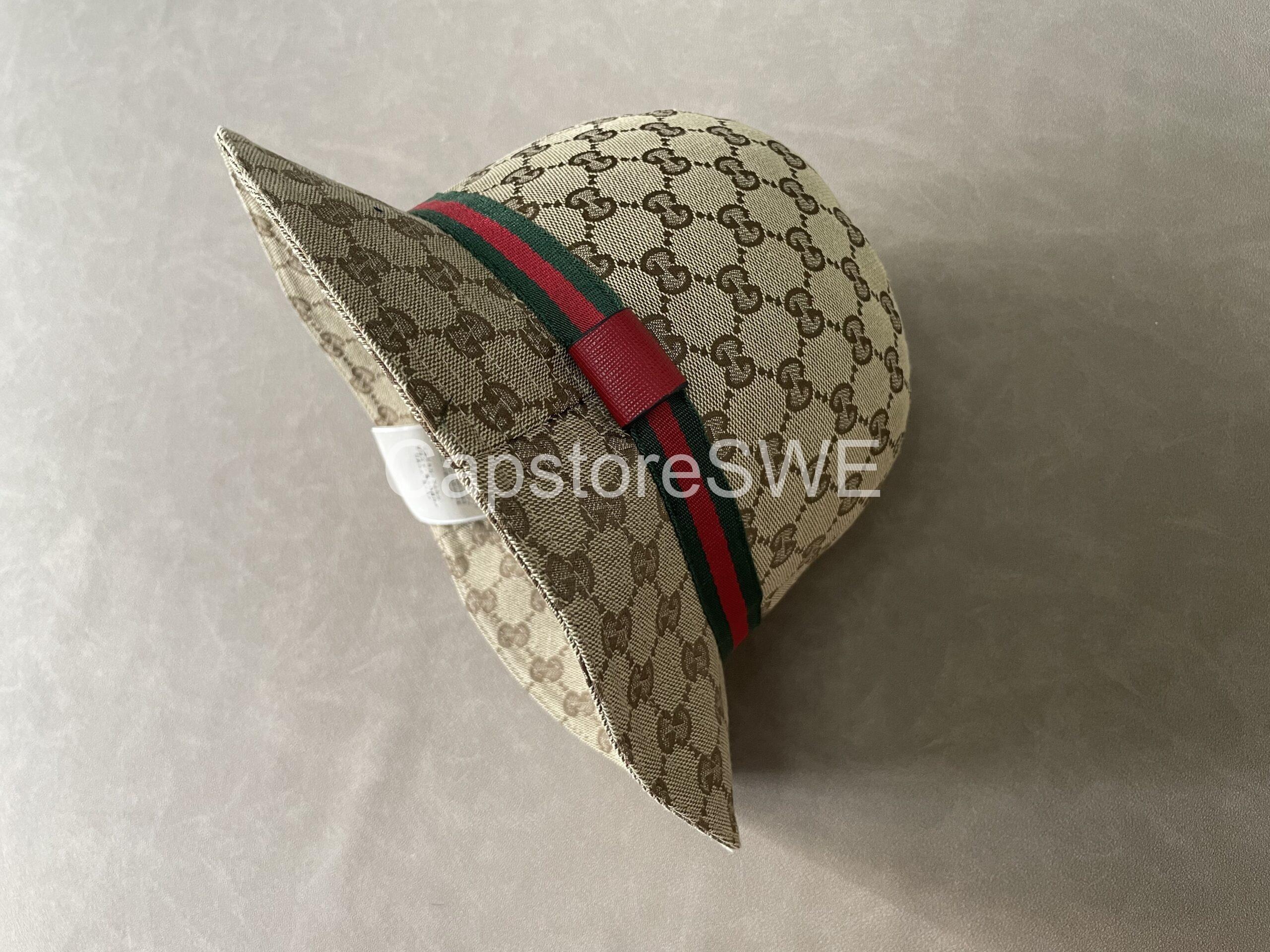 gucci gg supreme canvas fedora hat – beige/brown gucci gg supreme canvas fedora hat – beige/brown