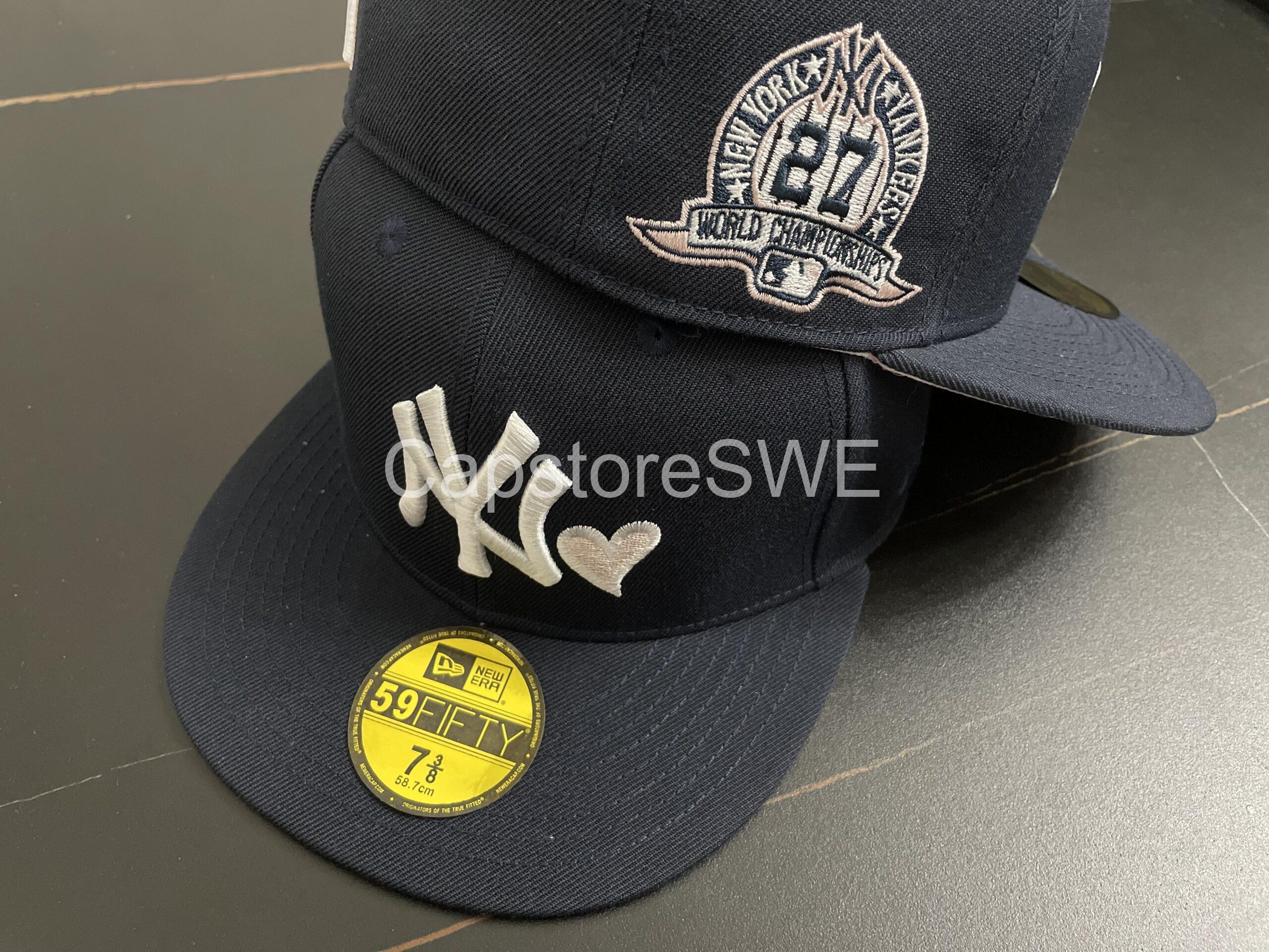 new era 59fifty ny yankees cap with heart embroidery – navy new era 59fifty ny yankees cap with heart embroidery – navy