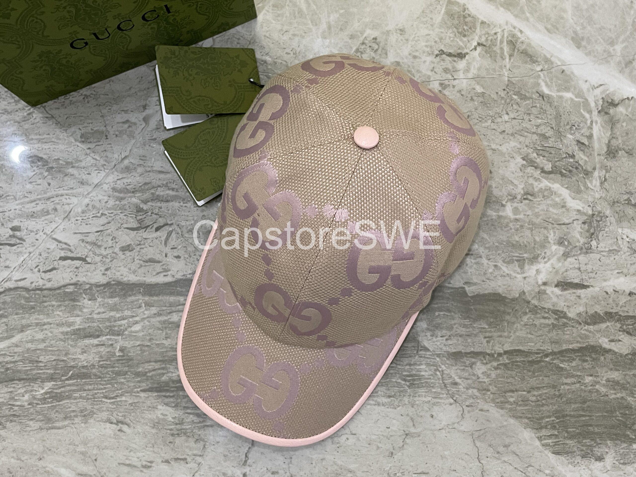 gucci gg canvas cap – pink edition gucci gg canvas cap – pink edition